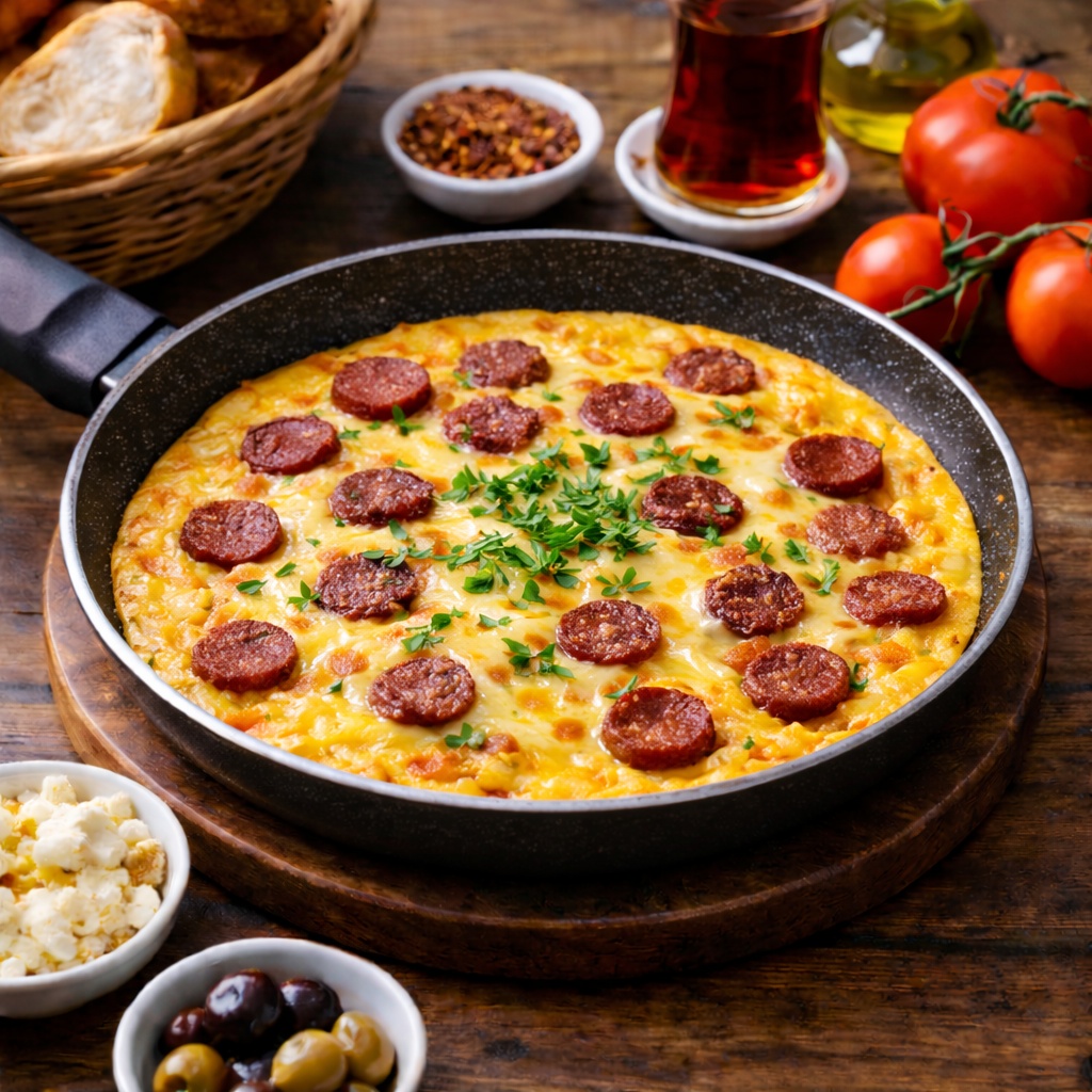Omlet Sucuklu
