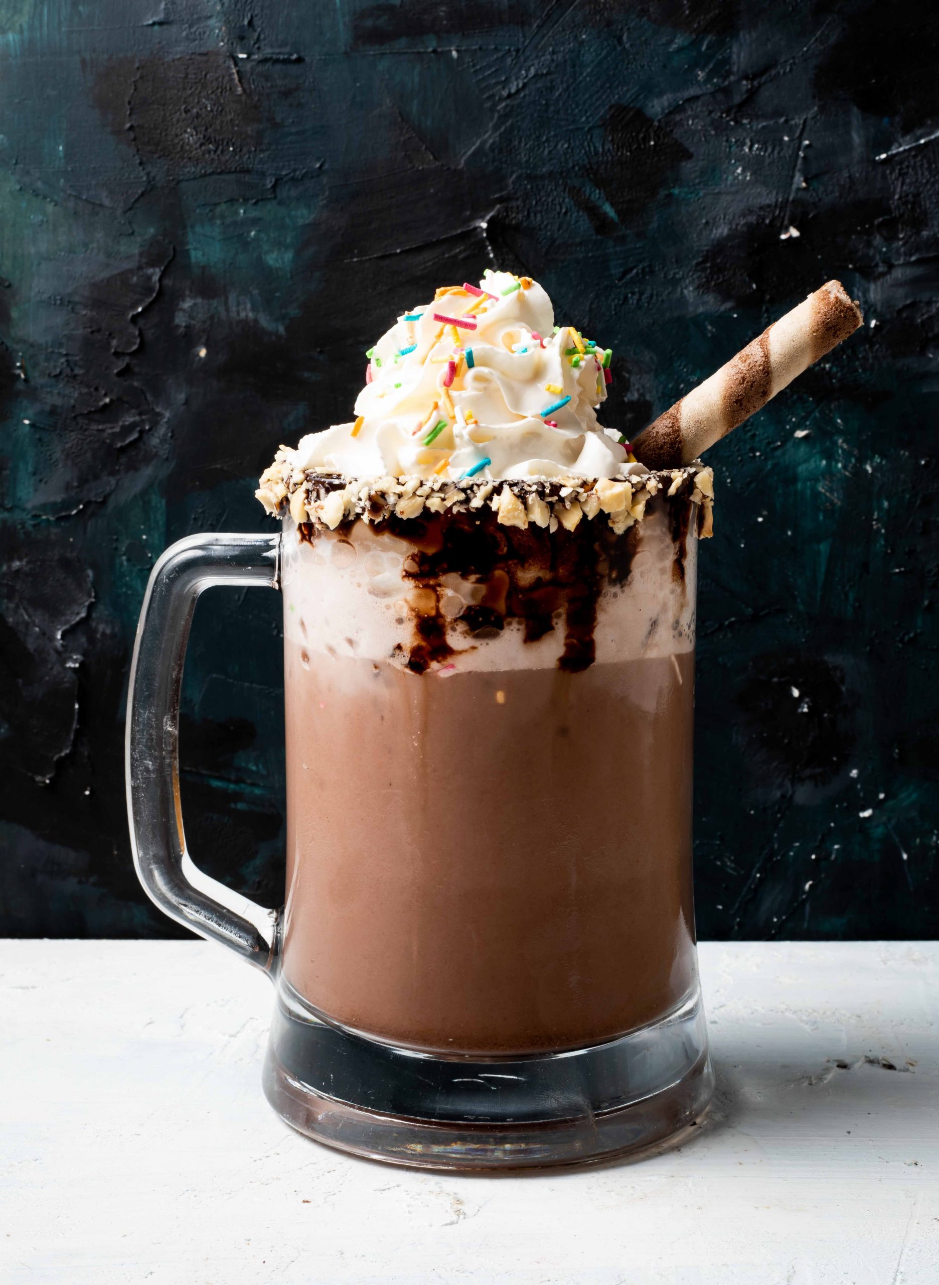 ميلك شيك بالشوكولاتة